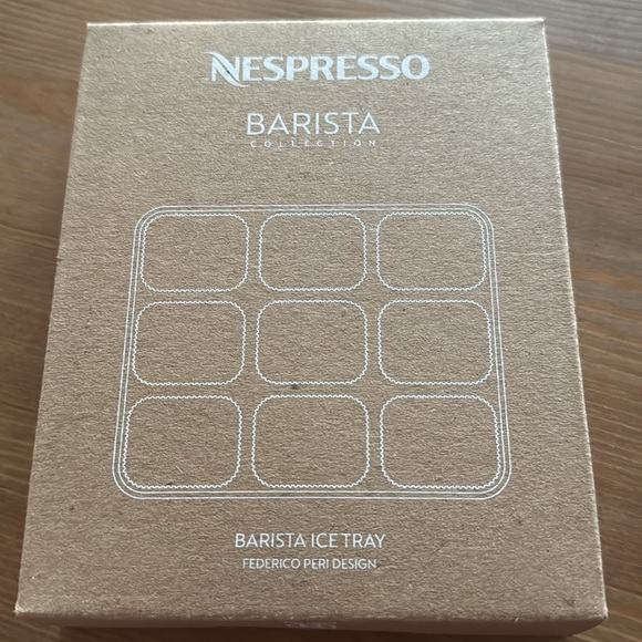 NIB* Nespresso - Silicone Barista Ice Cube Tray Designed by Frederico Peri - Picture 5 of 5